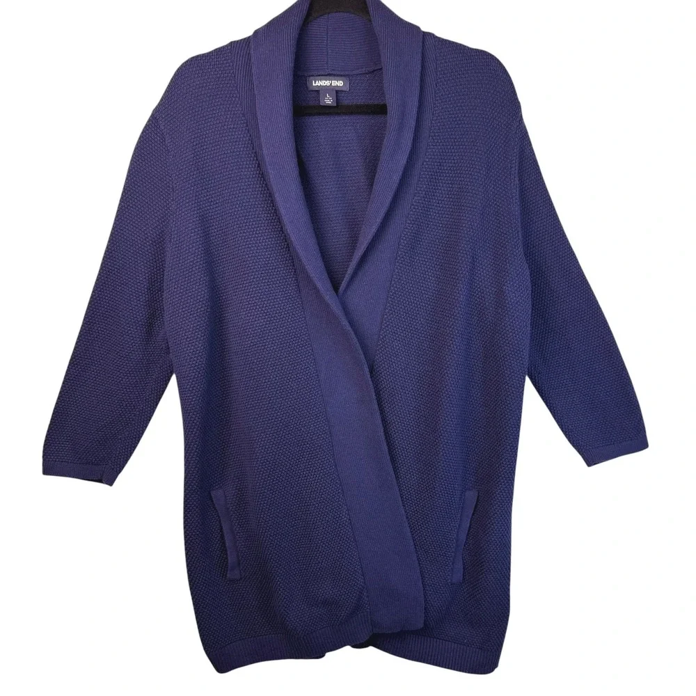 Lands End navy blue